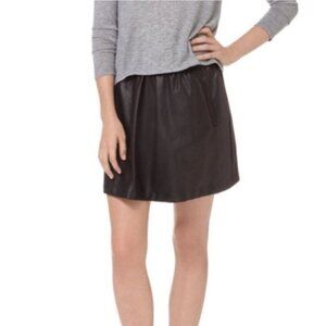 Babaton Aritzia Faux Leather Full Mini Skirt